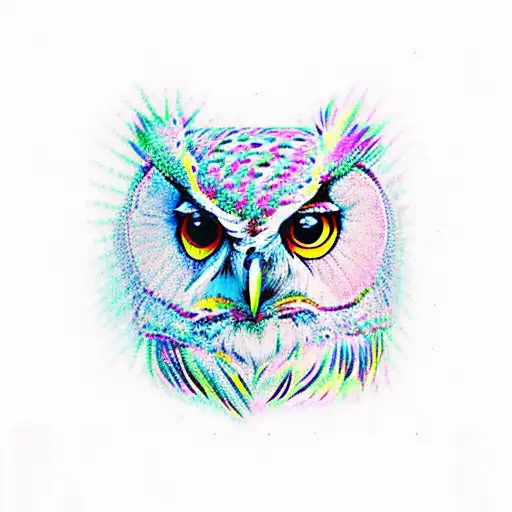 Owl Geometic Lower Sleeve