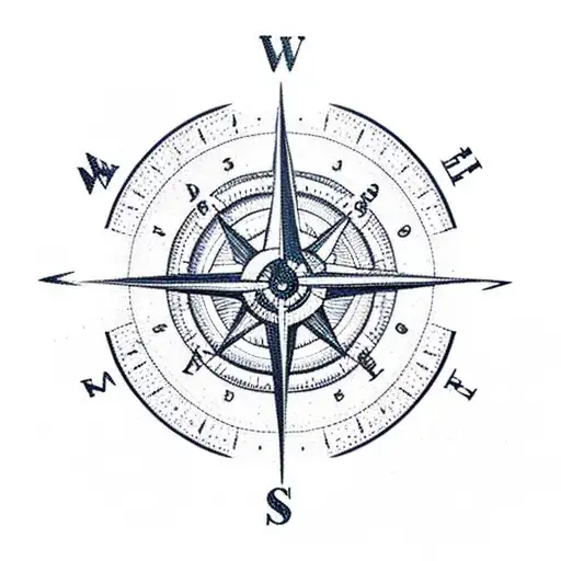 River With Compass