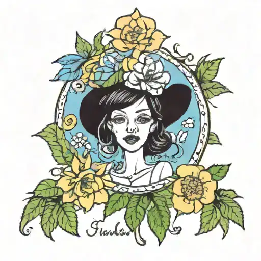 Kinsley With June Birth Flower