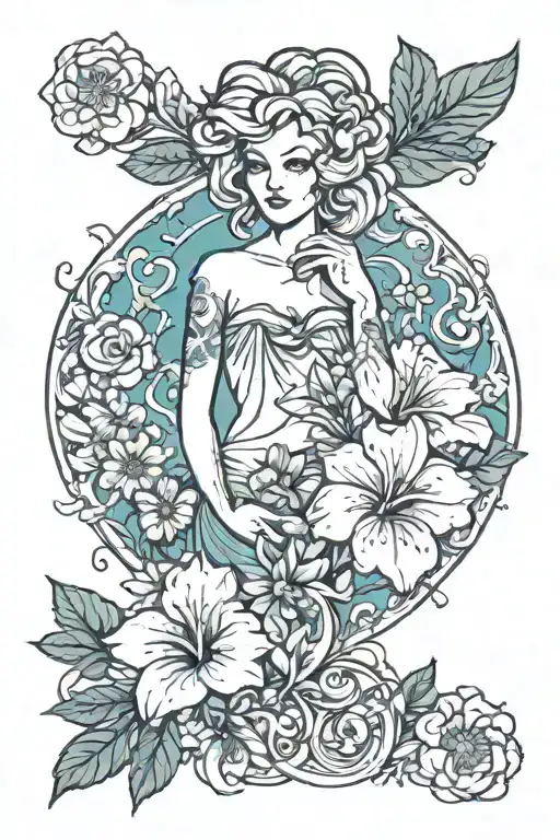 Kinsley With June Birth Flower