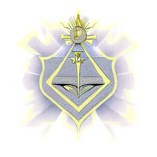 Incorporate The Freemasons 19Th Degree Symbol Into A Grand Pontiff Themed Tattoo Design