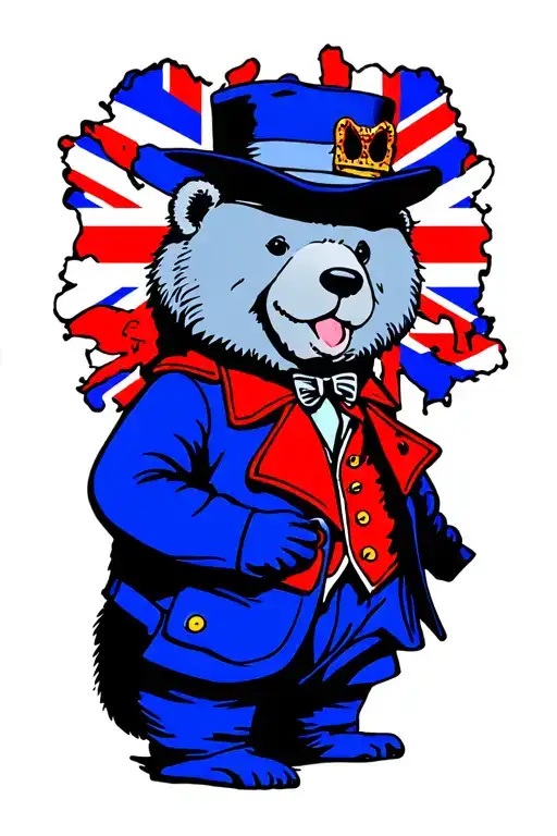 Paddington Bear Union Jack
