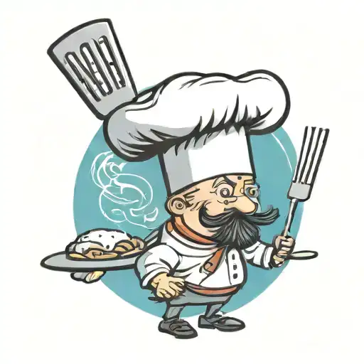 Chef Knifes Salt Pepper Cardinal Point Chefs Hat