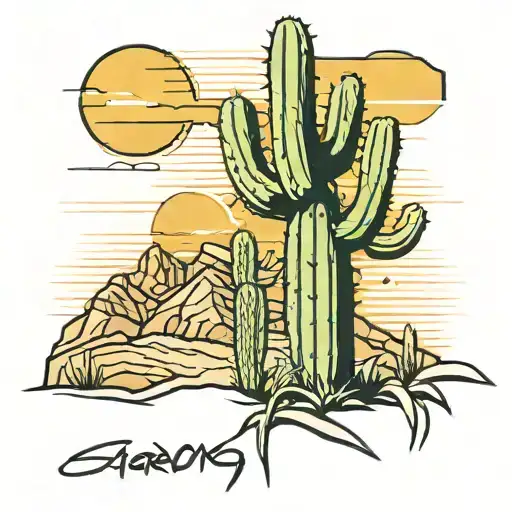 Arizona Saguaro Cactus Color