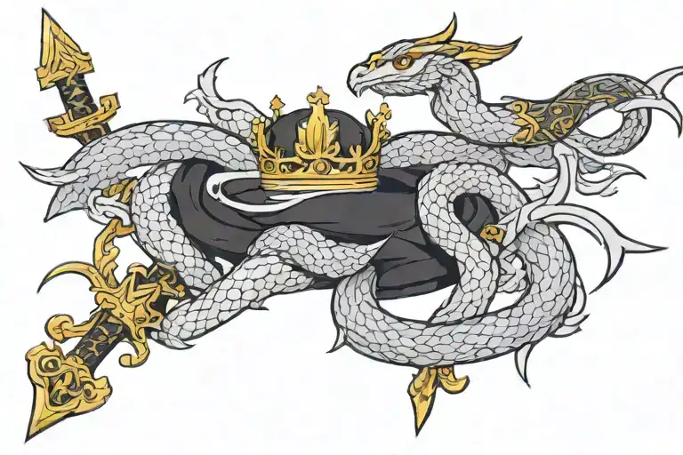 The Cruel Prince Crown Snake And Sword