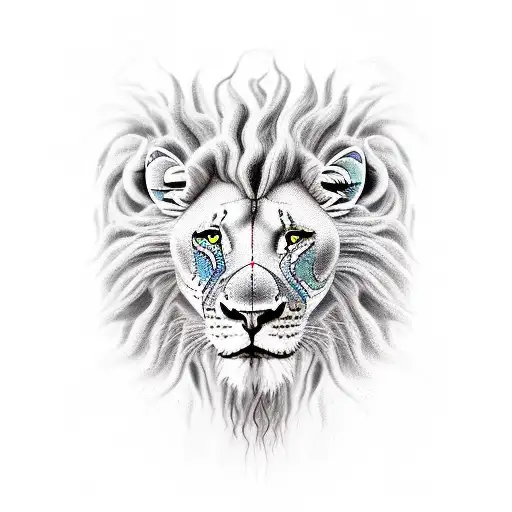 Half Lioness Half Medusa