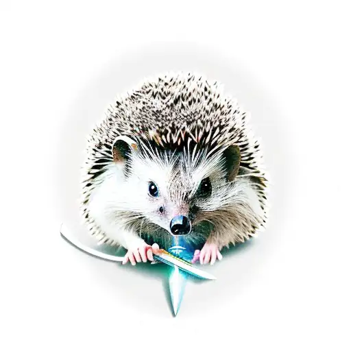 Hedgehog With Sword