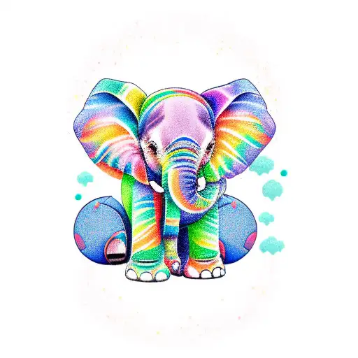 Rainbow Elephant