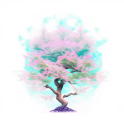 Samurai Rabbit Sakura Tree