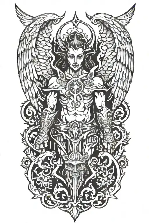 Angel Getting Converted Into A Devil