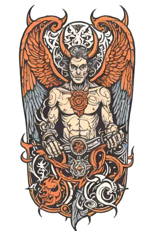 Angel Getting Converted Into A Devil
