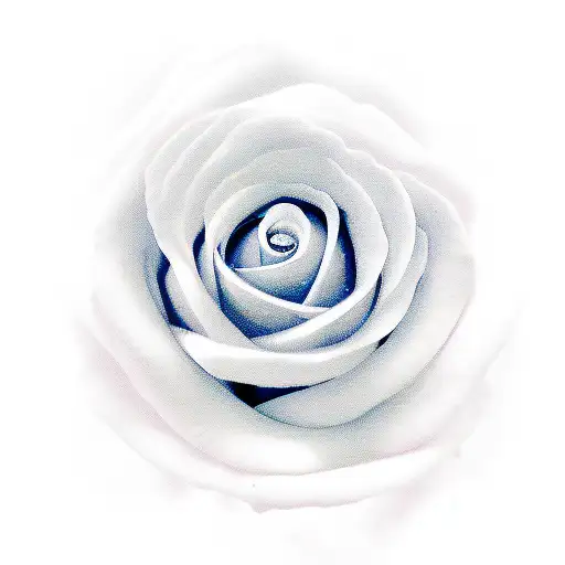 Gentle Flower Line With Soft Flower Edge