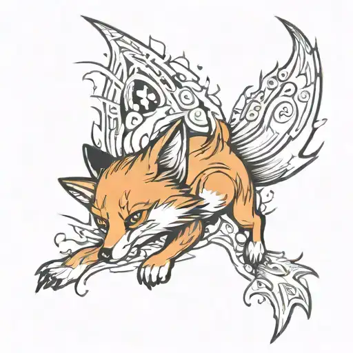 Fox Falling