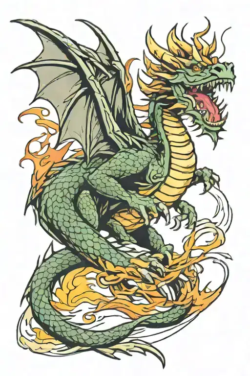 Dragon Breathing Fire