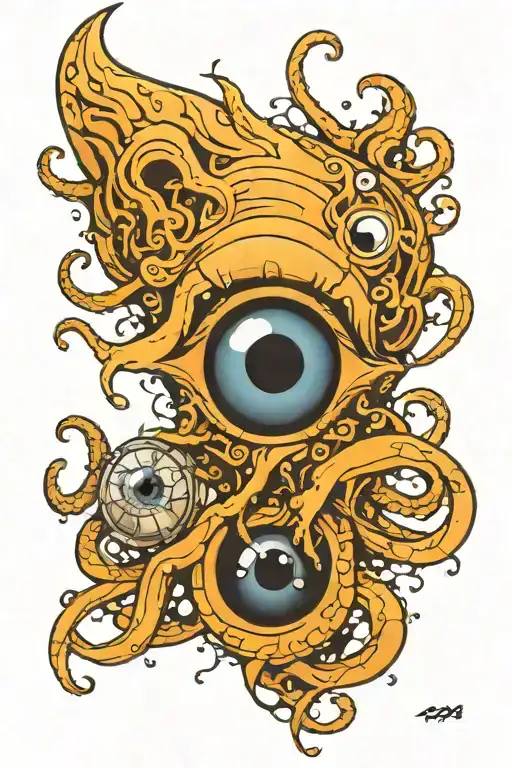 Chutlhu Space Tentacle Horror Evil Eye