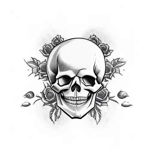 Skull And Roses Male