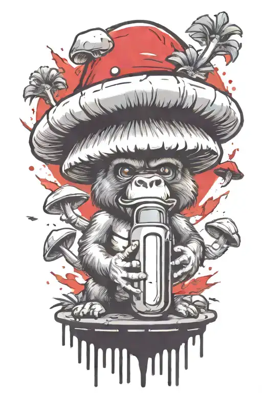 Gorilla Mushroom Grenade Mixed Together