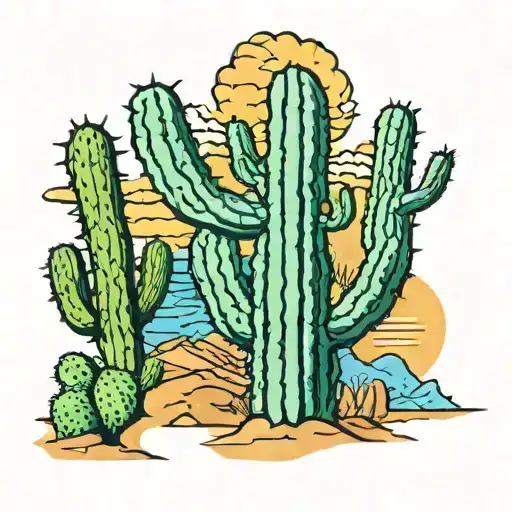 Arizona Saguaro Cactus Color