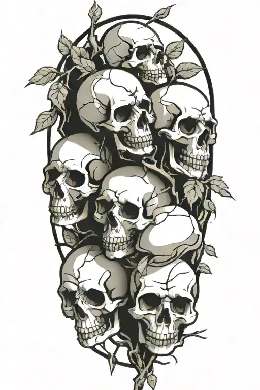 Skulls On A Branch