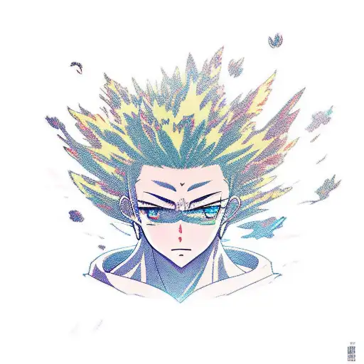 Combine Elements Of Nature With Anime Characters In A Unique And Surreal Way