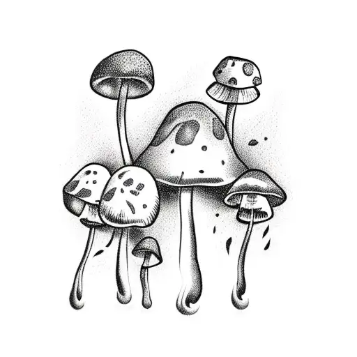 4 Mushrooms For 4 Friends