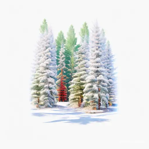 A New-school Interpretation Of A Cedar Forest With Hidden Hockey References