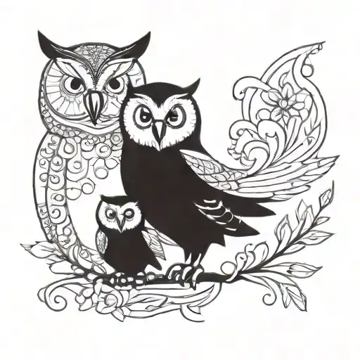 Owl And Baby