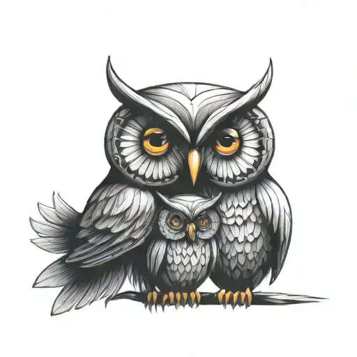Owl And Baby