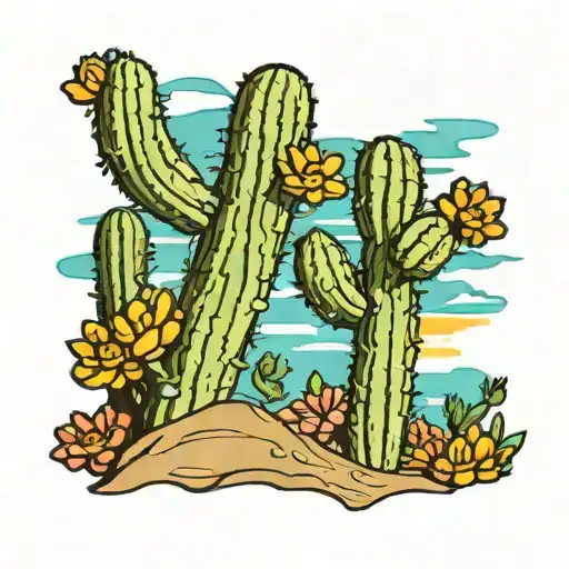 Arizona Saguaro Cactus Color