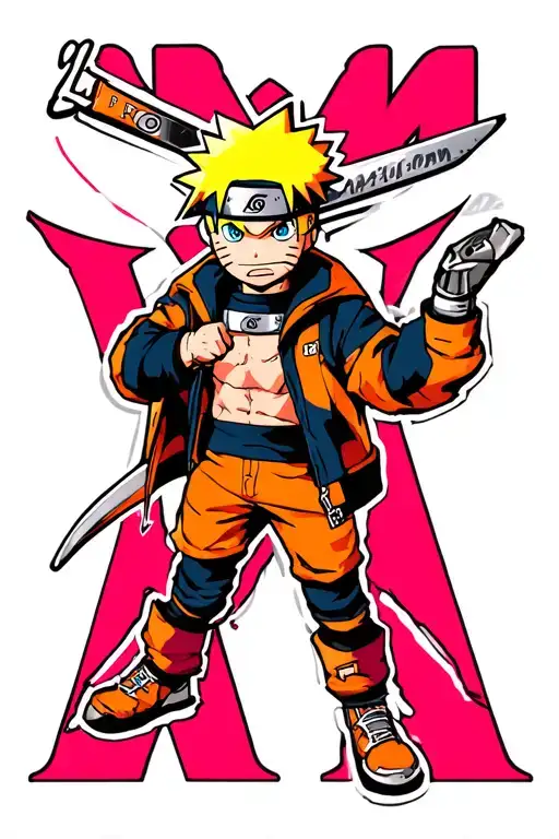 Naruto And The Letter M