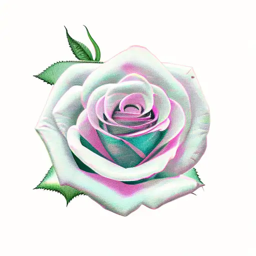 Rose With Stem And Name Ellie