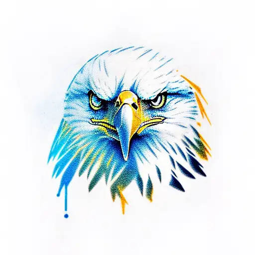Eagle With Blue Eyes