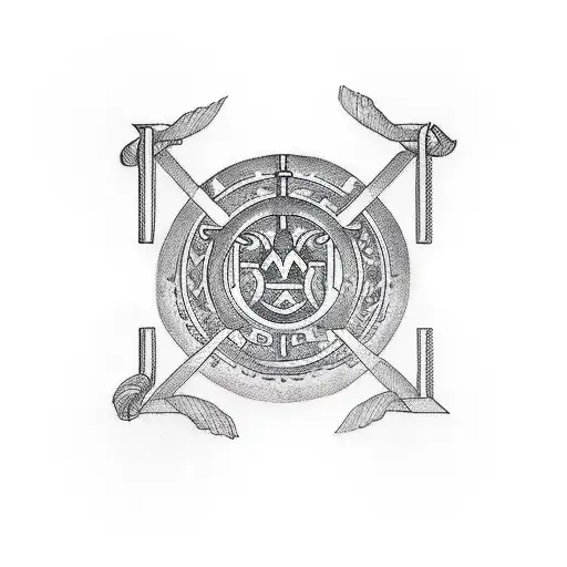 Design A Tattoo Symbolizing Strength Training With Greek Symbolism