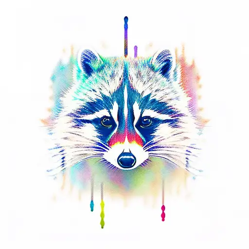 Psychedelic Raccoon