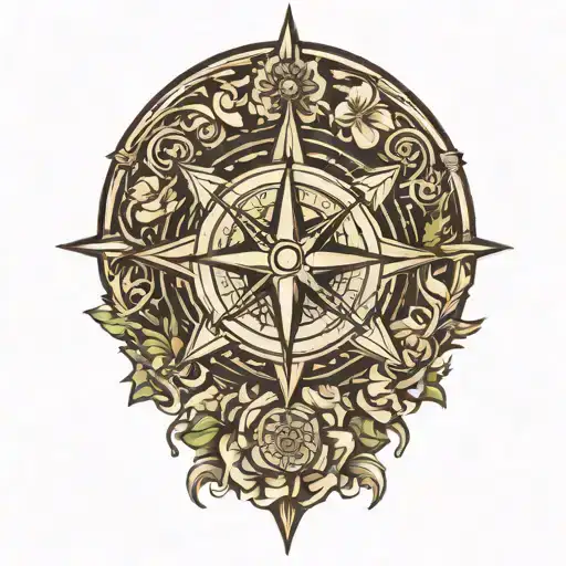 Compass Rose Blooming