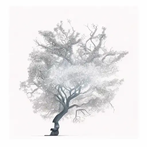 Black Hole With Sabana Tree In The Middle