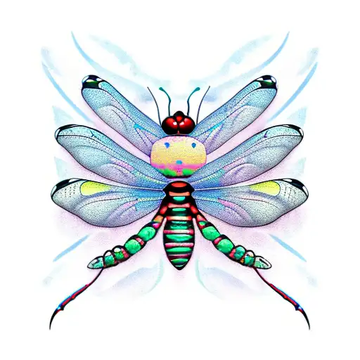 Blue Moon And Dragonfly