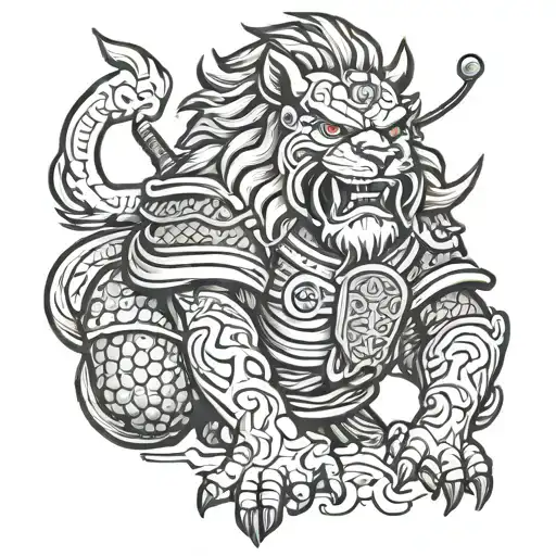 Samurai Lion