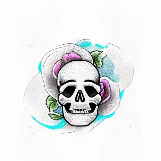 Skull And Roses