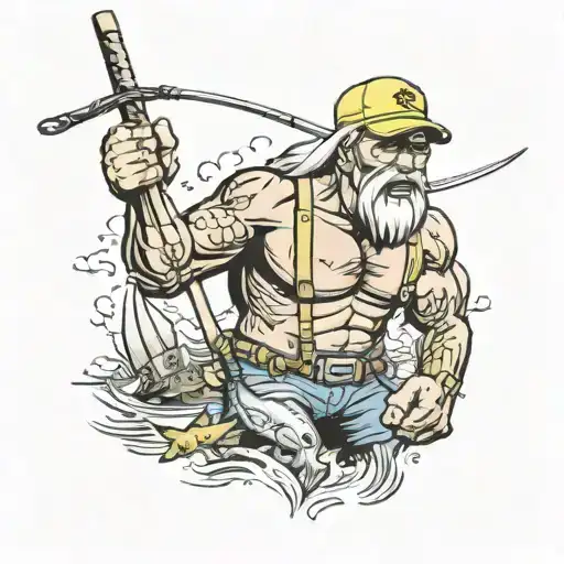 Hulk Hogan Fishing Scene