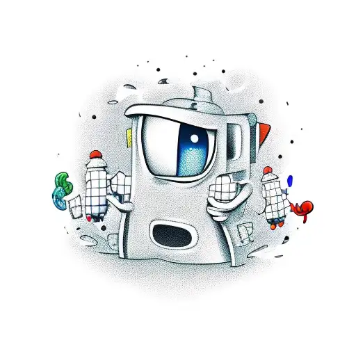 Crowd If Cartoon Characters