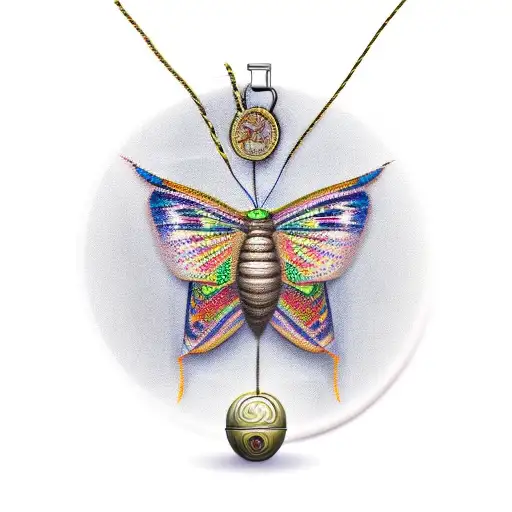 Moth With Locket