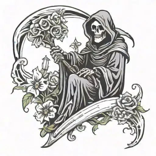 Grim Reaper Flower Garden