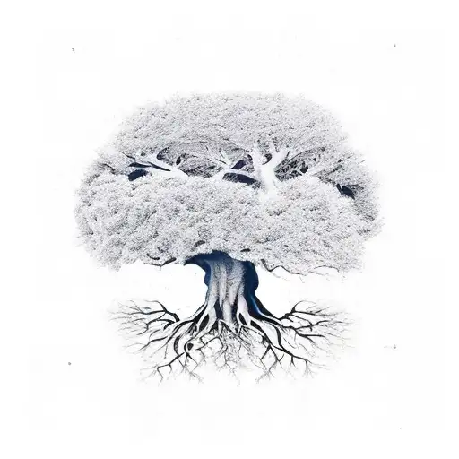 Parents Rock Oak Tree Roots