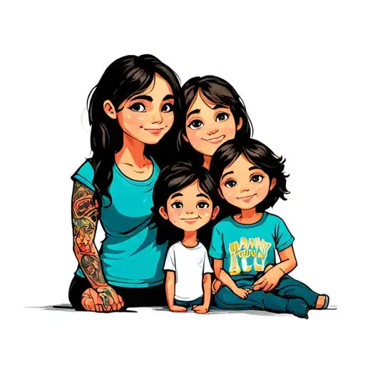 About Family With 2 Children