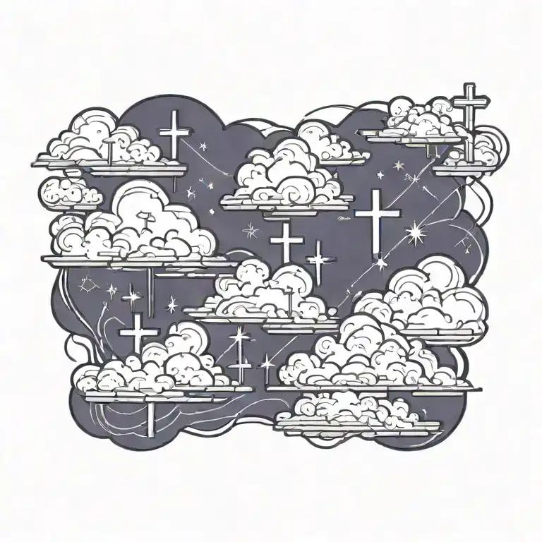 Clouds And Crosses Mixed