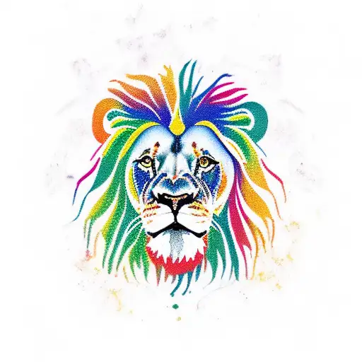Lion Rasta Color
