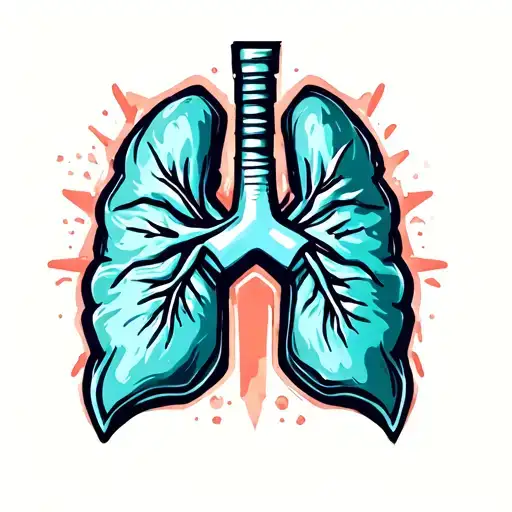 Lung Cancer Symbol