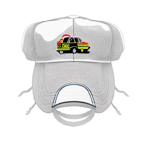 Monkey Making A Funny Face With A Trucker Cap On