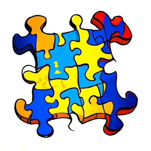 Disney Character Autism Puzzle Pieces